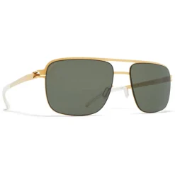Mykita - Wilder - NO1 - Frosted Gold Green - Metal Collection - Sunglasses - Mykita Eyewear - Avvenice