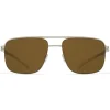 Mykita - Wilder - NO1 - Matte Silver Brown - Metal Collection - Sunglasses - Mykita Eyewear - Avvenice