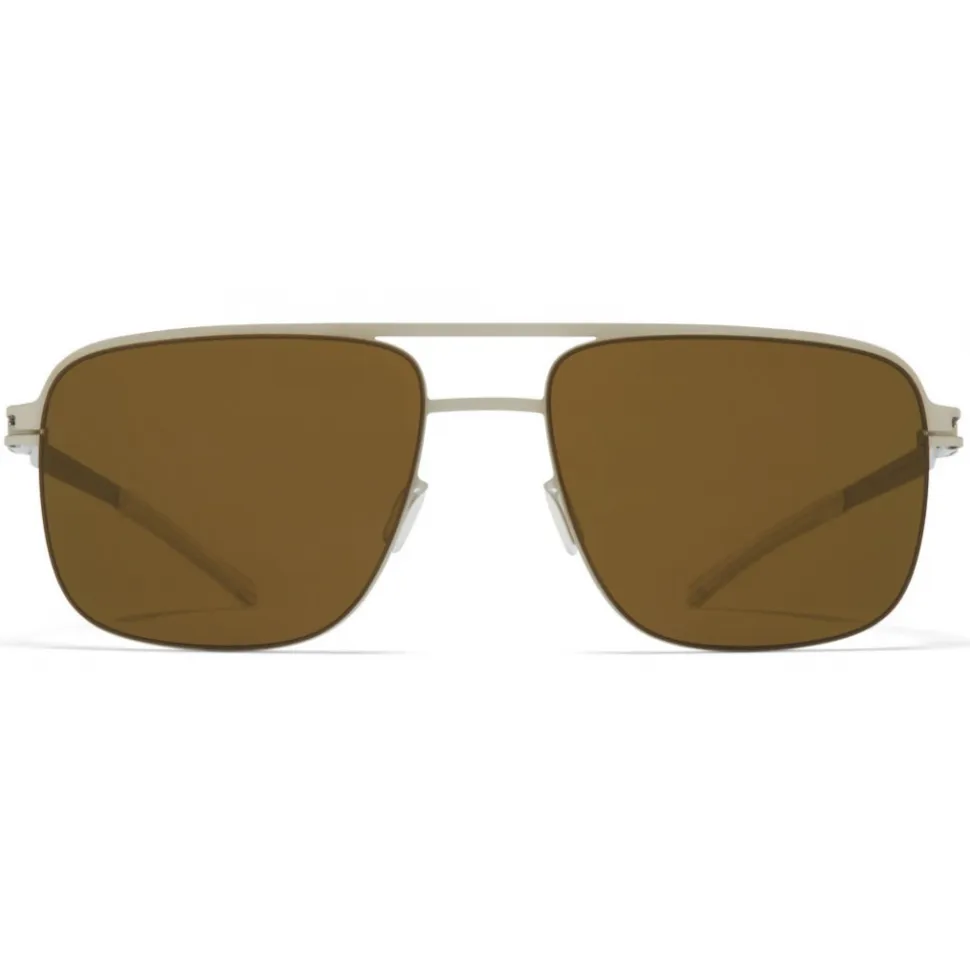 Mykita - Wilder - NO1 - Matte Silver Brown - Metal Collection - Sunglasses - Mykita Eyewear - Avvenice