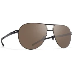 Mykita - Zane - NO1 - Black Silver Brown - Metal Collection - Sunglasses - Mykita Eyewear - Avvenice