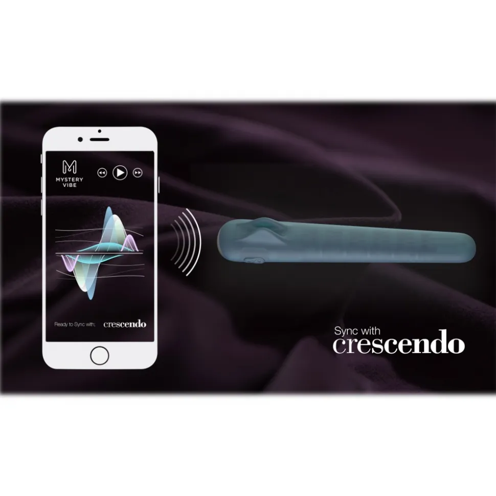 MysteryVibe - Crescendo - Purple - Luxury Smart Vibrators for Women, Men & Couples - Sex Toy - Avvenice