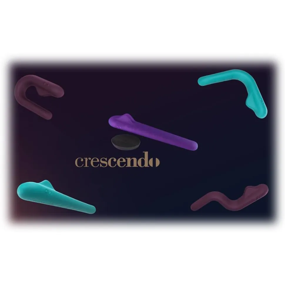 MysteryVibe - Crescendo - Turquoise - Luxury Smart Vibrators for Women, Men & Couples - Sex Toy - Avvenice