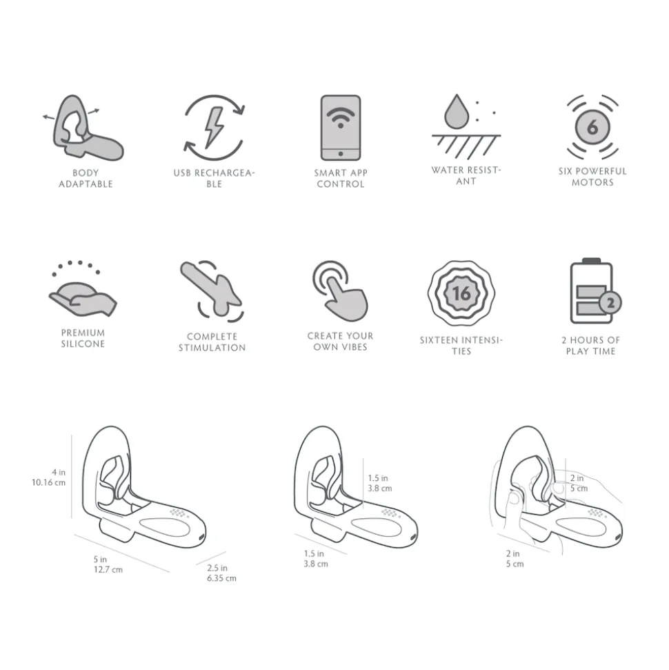 MysteryVibe - Tenuto - The Luxury Wearable Vibrator for Men - Sex Toy - Avvenice