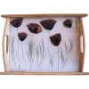 Natusi - Resin Art - Artisan Tray with Natural Flowers - Handmade - Furnishings - Home - Avvenice