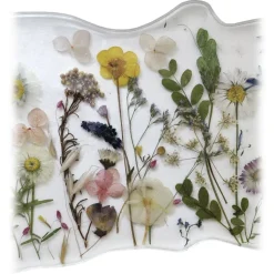 Natusi - Resin Art - Flower Festival - Artisan Picture Panel with Natural Flowers - Handmade - Furnishings - Home - Avvenice