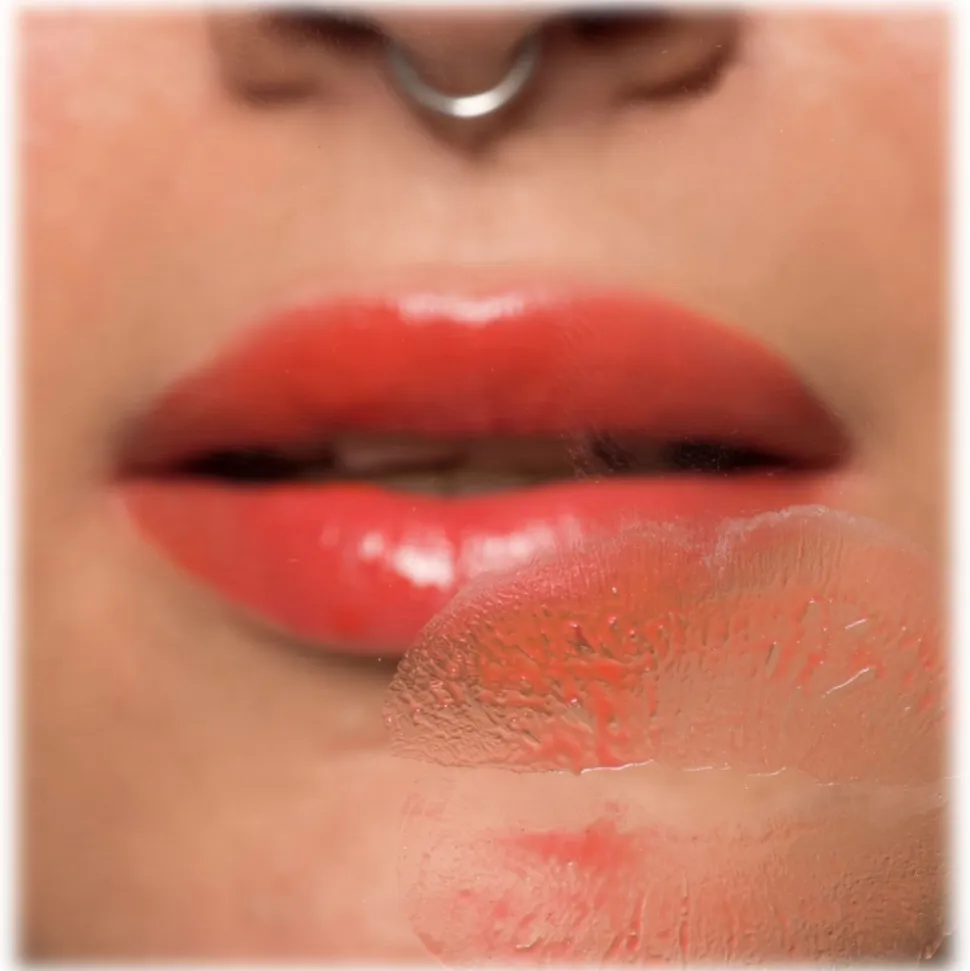 Nee Make Up - Milano - Bold Color Gloss Tangerine Tango BC2 - Vinyl Gloss - Lips - Professional Make Up - Avvenice