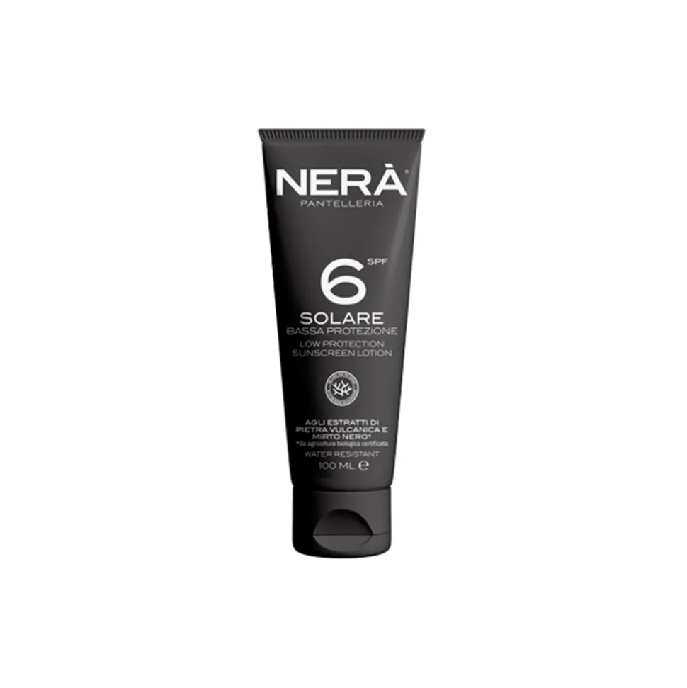 Nerà Pantelleria - Sun Cream Low Protection - SPF 6 + UVA and UVB Filters - Face & Body - Professional Cosmetics - Avvenice