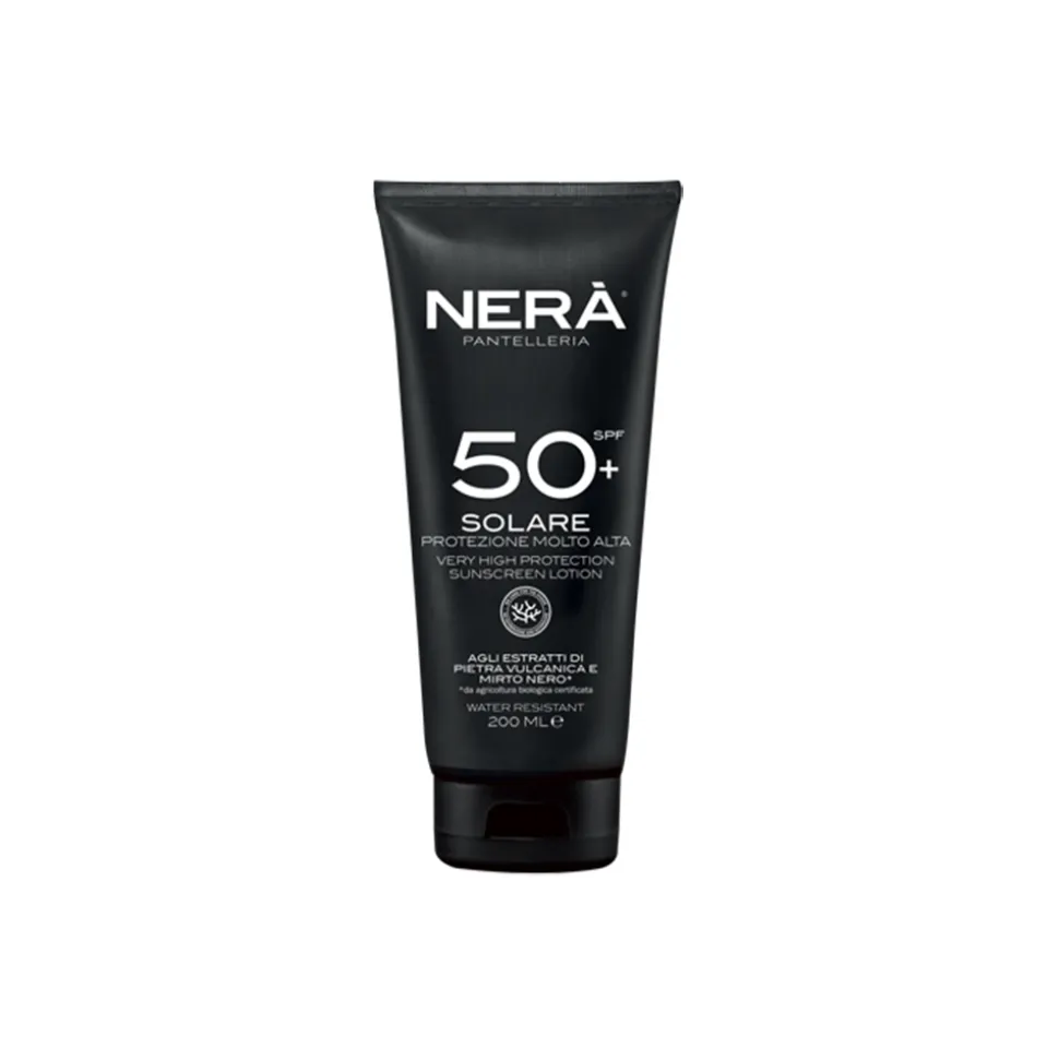 Nerà Pantelleria - Sun Cream Very High Protection - SPF 50 + UVA and UVB Filters - Face & Body - Professional Cosmetics - Avvenice