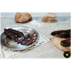 Nero di Calabria - Liver Sausage - Artisan Cured Meat - Calabria Tradition - 340 g - Avvenice