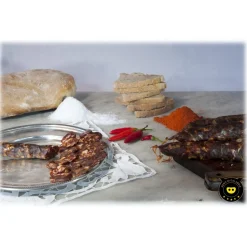 Nero di Calabria - Red Spicy Sausage - Artisan Cured Meat - Calabria Tradition - 340 g - Avvenice