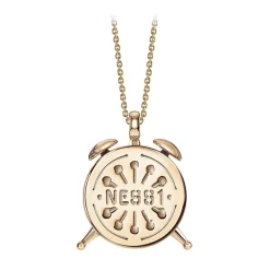 NESS1 - Alarm Necklace 18kt Rose Gold and Diamond - Time Collection - Handcrafted Necklace - High Quality Luxury - Avvenice