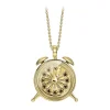 NESS1 - Alarm Necklace 18kt Yellow Gold and Diamonds - Time Collection - Handcrafted Necklace - High Quality Luxury - Avvenice