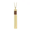 NESS1 - Cig.Au.Rette Necklace 9Kt Yellow Gold Diamonds and Ruby - Drug Collection - Handcrafted Necklace - High Quality Luxury - Avvenice
