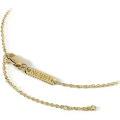 NESS1 - Compass Necklace 9kt Yellow Gold and Diamond - Time Collection - Handcrafted Necklace - High Quality Luxury - Avvenice