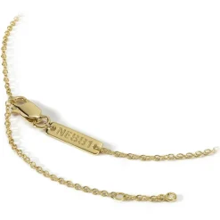 NESS1 - Compass Necklace 9kt Yellow Gold and Diamonds - Time Collection - Handcrafted Necklace - High Quality Luxury - Avvenice