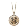 NESS1 - Compass Necklace 9kt Rose Gold and Diamonds - Time Collection - Handcrafted Necklace - High Quality Luxury - Avvenice