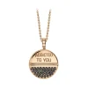 NESS1 - M.D.M.A Necklace 9Kt Rose Gold and Diamond - Drug Collection - Handcrafted Necklace - High Quality Luxury - Avvenice