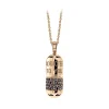 NESS1 - Pill.Ola Necklace 9Kt Rose Gold and Diamonds - Drug Collection - Handcrafted Necklace - High Quality Luxury - Avvenice