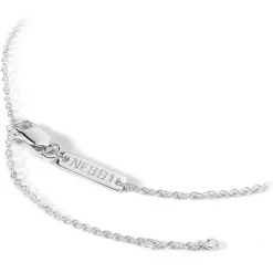 NESS1 - Pill.Ola Necklace 18Kt White Gold and Diamond - Drug Collection - Handcrafted Necklace - High Quality Luxury - Avvenice