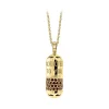 NESS1 - Pill.Ola Necklace 18Kt Yellow Gold and Diamonds - Drug Collection - Handcrafted Necklace - High Quality Luxury - Avvenice
