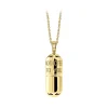 NESS1 - Pill.Ola Necklace 18Kt Yellow Gold and Diamond - Drug Collection - Handcrafted Necklace - High Quality Luxury - Avvenice