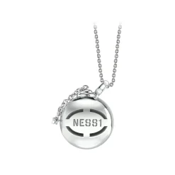 NESS1 - Sex Bomb Necklace 18kt White Gold and Diamonds - Sex Bomb Collection - Handcrafted Necklace - High Quality Luxury - Avvenice