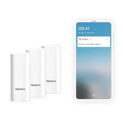 Netatmo - Bundle Smart Door and Window Sensors : 2 packs of 3 - Smart Sensors - Avvenice
