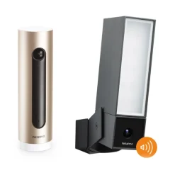 Netatmo - Outdoor Camera with Siren and Indoor Camera - Security Camera - Avvenice