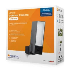 Netatmo - Outdoor Camera with Siren and Indoor Camera - Security Camera - Avvenice