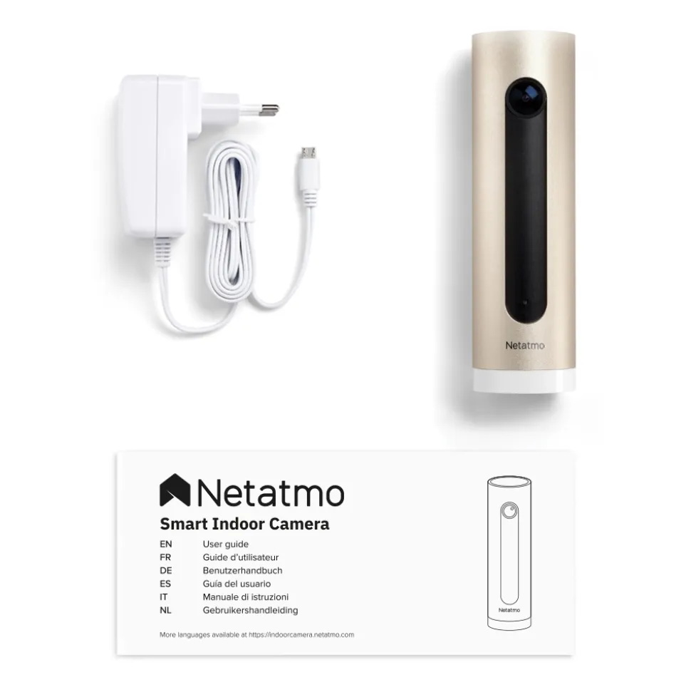 Netatmo - Smart Indoor Camera - Security Camera - Smart Home - Facial Recognition - Intelligent - Avvenice