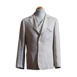 Nicolao Atelier - Anni '30 Jacket - Ecru Linen for Men - Jacket - Made in Italy - Luxury Exclusive Collection - Avvenice