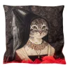 Nicolao Atelier - Cushion with Portrait of Maria Portinari - Pillow - Made in Italy - Luxury Exclusive Collection - Avvenice