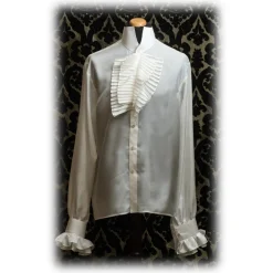 Nicolao Atelier - Historic Cut Silk Shirt - Man - Shirt - Made in Italy - Luxury Exclusive Collection - Avvenice