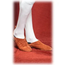 Nicolao Atelier - Man Shoe - Medieval Style (Suede) - Shoe - Made in Italy - Luxury Exclusive Collection - Avvenice