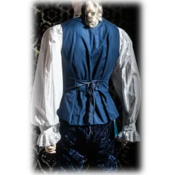 Nicolao Atelier - Midnight Blue Velvet Embossed Suit for Man - Historical Costume - 1700 - Made in Italy - Luxury Exclusive - Avvenice