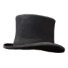 Nicolao Atelier - 800's Cylinder - Black - Hats - Made in Italy - Luxury Exclusive Collection - Avvenice