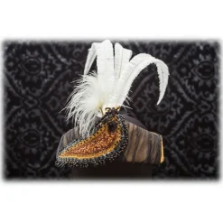 Nicolao Atelier - 30's Headband Hairstyle - Stones and Feathers - Hats - Made in Italy - Luxury Exclusive Collection - Avvenice