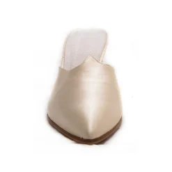 Nicolao Atelier - Sabot - Woman Color Cream - Shoe - Made in Italy - Luxury Exclusive Collection - Avvenice