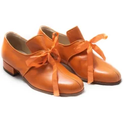Nicolao Atelier - Shoe '700 - Man Orange Color - Shoe - Made in Italy - Luxury Exclusive Collection - Avvenice