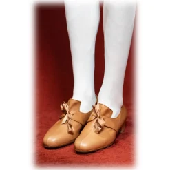 Nicolao Atelier - Shoe '700 - Man Cognac Color - Shoe - Made in Italy - Luxury Exclusive Collection - Avvenice