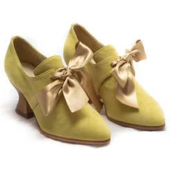 Nicolao Atelier - Shoe '700 - Woman Green Color (Suede) - Shoe - Made in Italy - Luxury Exclusive Collection - Avvenice