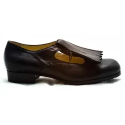 Nicolao Atelier - Slipper Shoe - Man Black Color with Fringe - Shoe - Made in Italy - Luxury Exclusive Collection - Avvenice