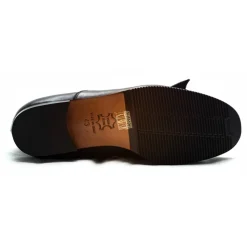 Nicolao Atelier - Slipper Shoe - Man Black Color with Fringe - Shoe - Made in Italy - Luxury Exclusive Collection - Avvenice