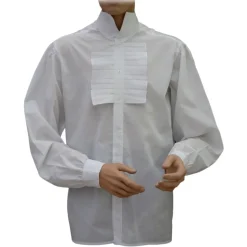 Nicolao Atelier - 19th Century Shirt with Pleated Jabot - Shirt - Made in Italy - Luxury Exclusive Collection - Avvenice