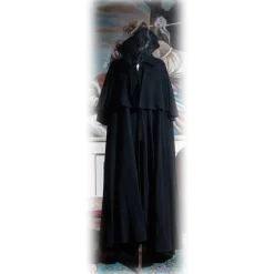 Nicolao Atelier - Typical Venetian Tabarro 1700 - Historical Costume - 1700 - Tabarro - Made in Italy - Luxury Exclusive - Avvenice