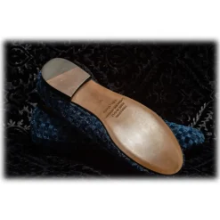 Nicolao Atelier - Velvet Slipper Sock - Light Blue Woman - Shoe - Made in Italy - Luxury Exclusive Collection - Avvenice
