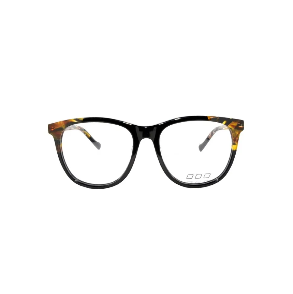 No Logo Eyewear - NOL30176 - Black with Green and Black Bonding - Eyeglasses - Avvenice