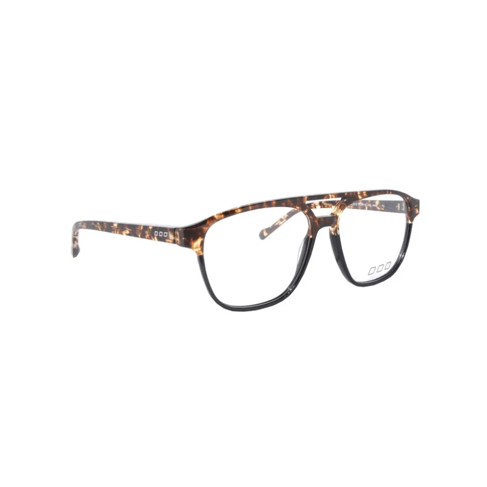 No Logo Eyewear - NOL30218 - Glossy Black and Havana - Eyeglasses - Avvenice