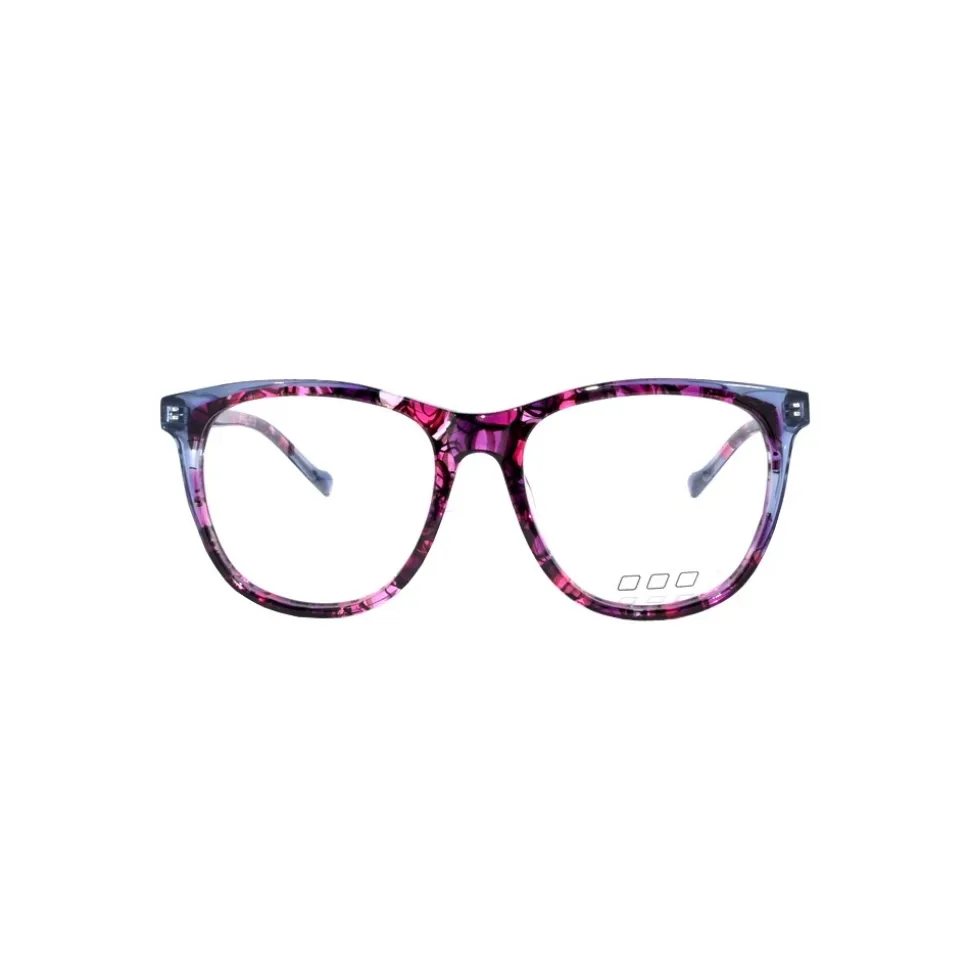 No Logo Eyewear - NOL30176 - Pink with Blue Gluing - Eyeglasses - Avvenice