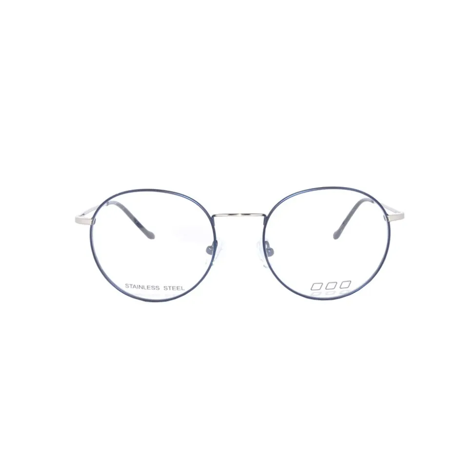 No Logo Eyewear - NOL71014 - Silver and Blue - Eyeglasses - Avvenice